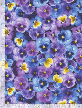 Load image into Gallery viewer, PANSY PARADE, 3 Yard Quilt