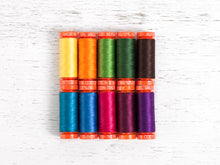 Load image into Gallery viewer, Over The Rainbow Thread Box by Aurifil - Small Spool
